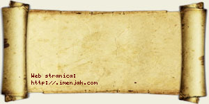 Tamara Trnjaković vizit kartica